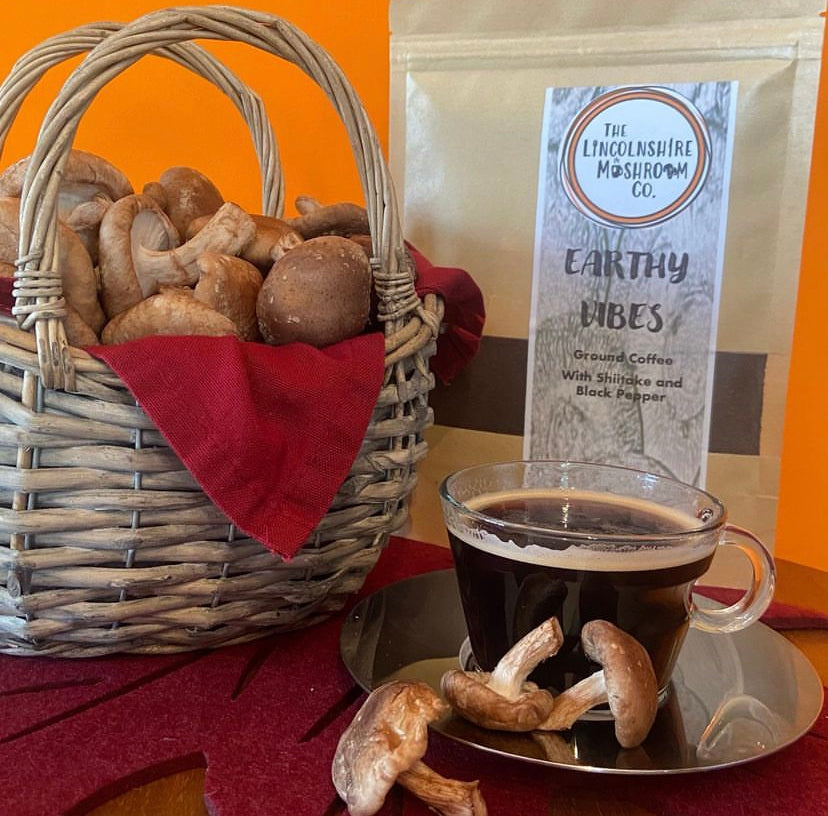 Earthy Vibes Shiitake & Black Pepper Ground Mushroom Coffee