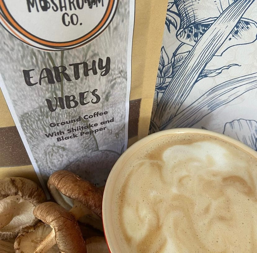 shiitake and black pepper coffee mushroom coffee