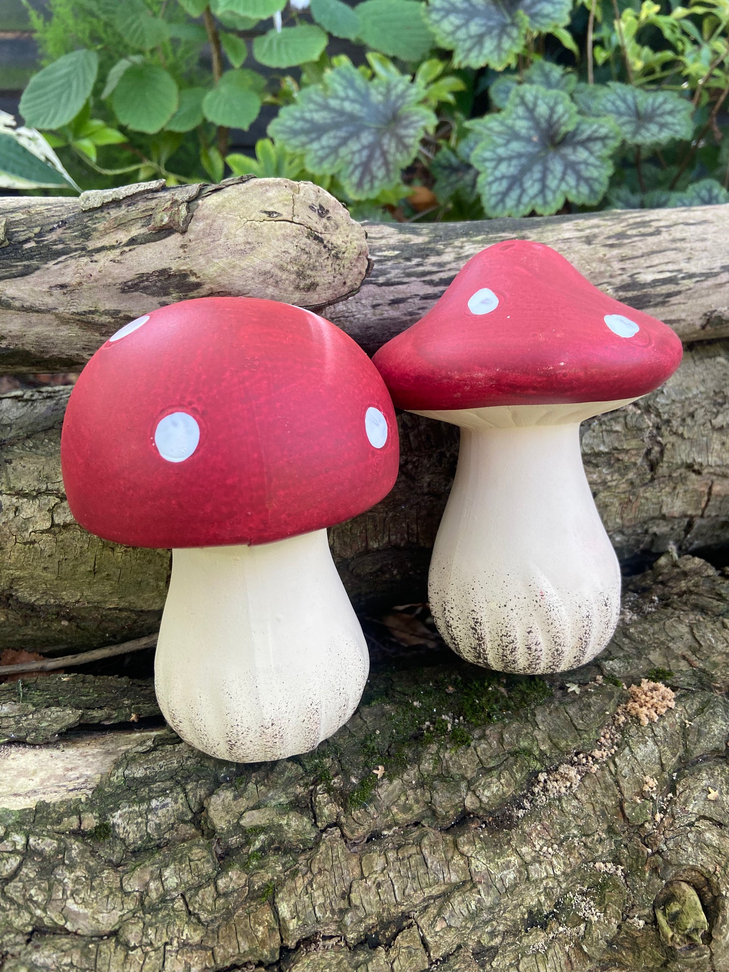 1 XL Ceramic indoor/outdoor Mushroom Ornament (Pointed or Dome Topped)