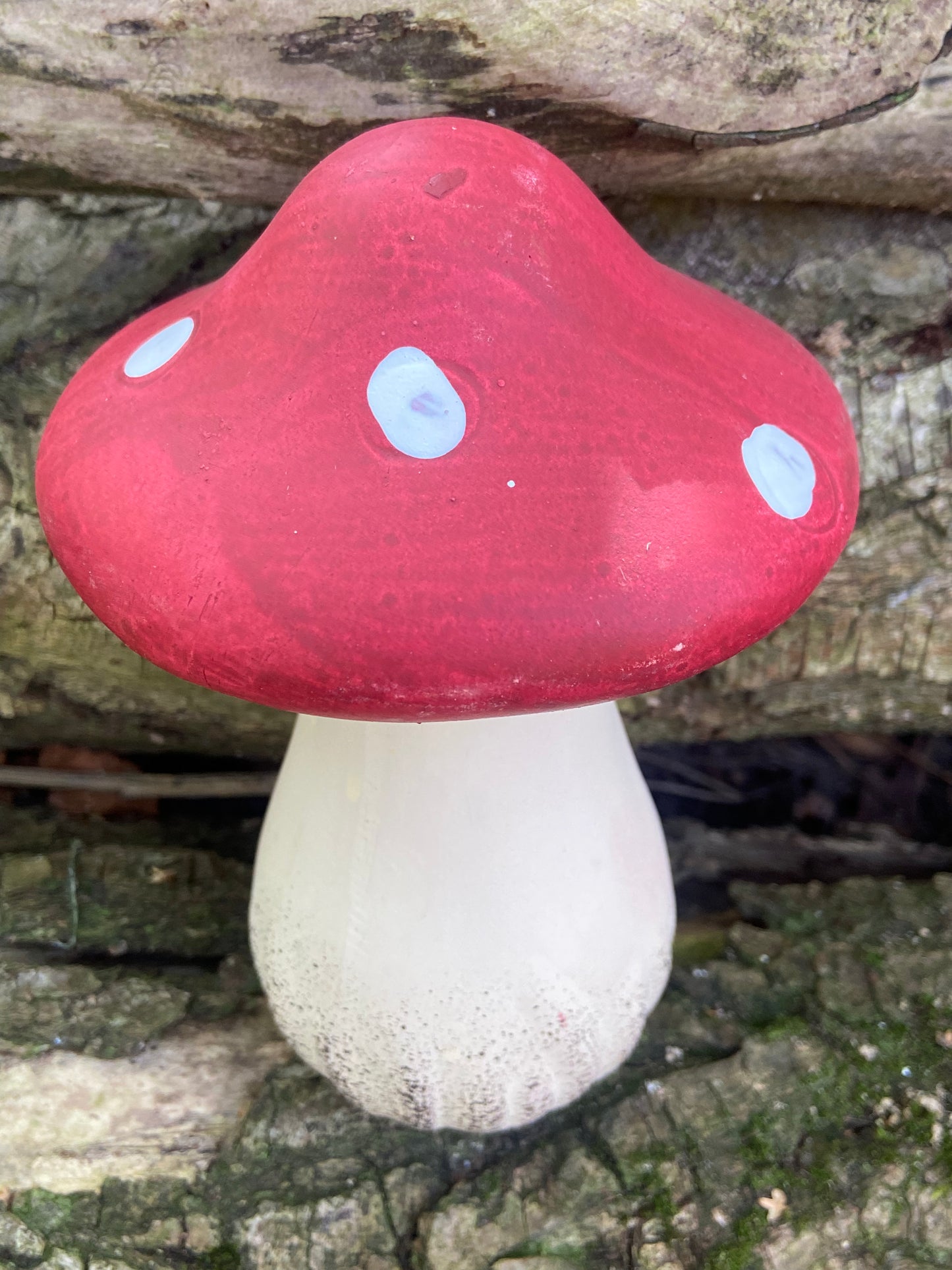 1 XL Ceramic indoor/outdoor Mushroom Ornament (Pointed or Dome Topped)