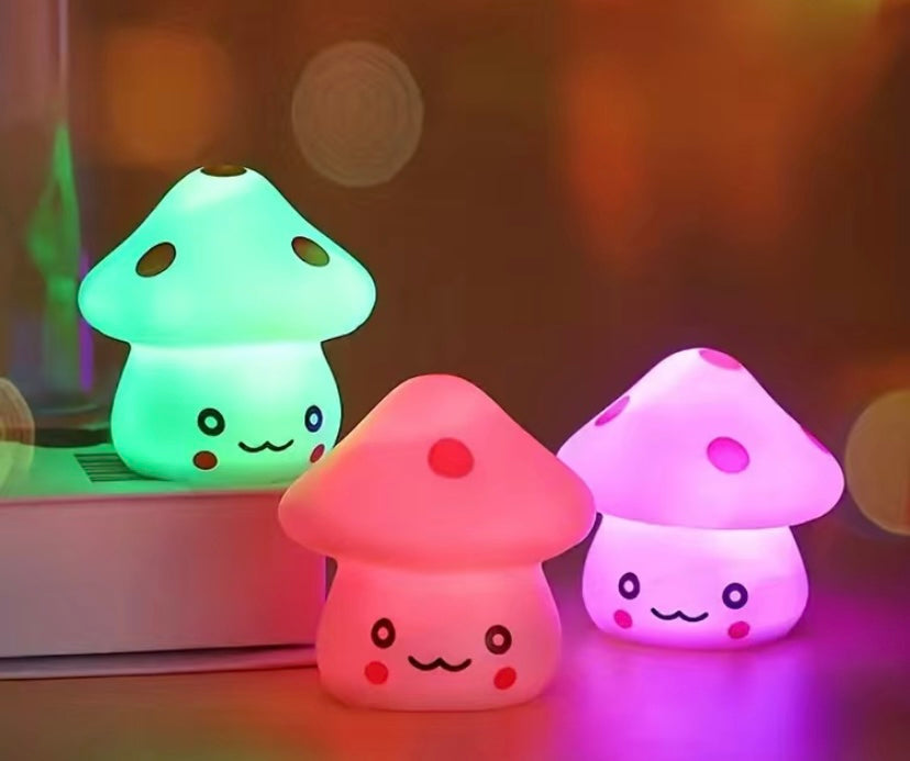 Night Light Cute Face Mushie