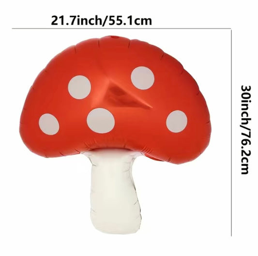 XL Foil Balloons 2- Pack Giant Mushroom
