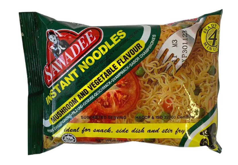 Indian Mushroom and Vegetable Flavour Instant Noodles (short dated)