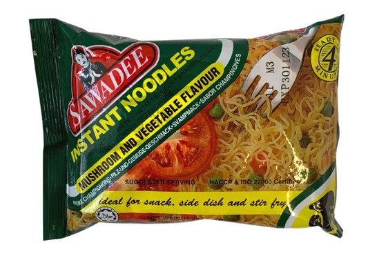 Indian Mushroom and Vegetable Flavour Instant Noodles (short dated)
