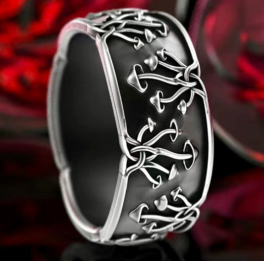 Gothic Style Mushroom Ring