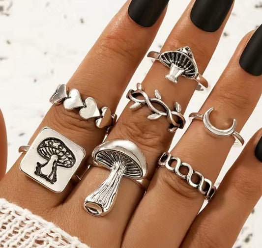 Boho Stack Ring Set