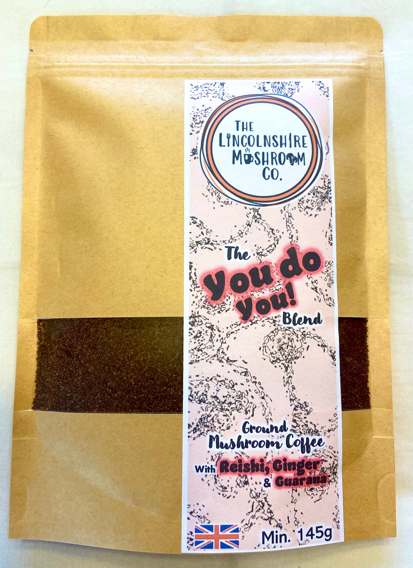 The “You Do You” Blend. Reishi, Ginger & Guarana Ground Mushroom Coffee
