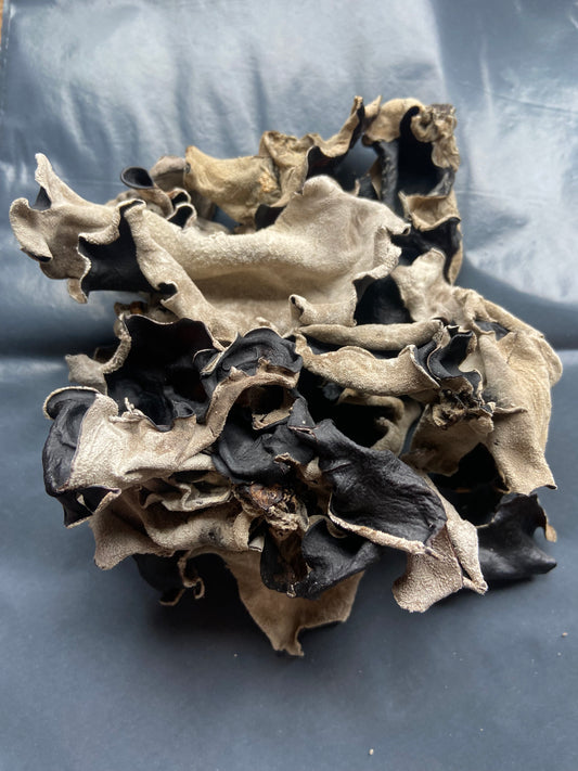 Dried Black Fungus (Tree Ear/Cloud Ear) Auricularia polytricha